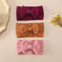 Load image into Gallery viewer, Girls Solid Color Bow Accessories Headwear Wholesale 221216350

