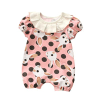 Load image into Gallery viewer, Baby Girls Polka dots Animals Print Jumpsuits Wholesale 221216352
