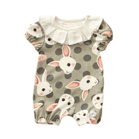 Load image into Gallery viewer, Baby Girls Polka dots Animals Print Jumpsuits Wholesale 221216352
