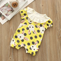 Load image into Gallery viewer, Baby Girls Polka dots Animals Print Jumpsuits Wholesale 221216352

