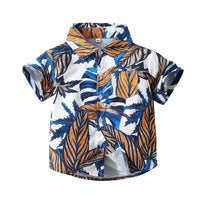 Load image into Gallery viewer, Baby Kid Boys Tropical print Shirts Wholesale 221216356
