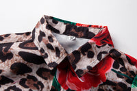 Load image into Gallery viewer, Baby Kid Boys Flower Leopard Print Shirts Wholesale 221216357
