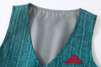 Load image into Gallery viewer, 3 Pieces Set Baby Kid Boys Dressy Party Solid Color Vests Waistcoats And Bow Shirts And Pants Suits Wholesale 221216358
