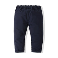 Load image into Gallery viewer, 3 Pieces Set Baby Kid Boys Dressy Party Solid Color Vests Waistcoats And Bow Shirts And Pants Suits Wholesale 221216360
