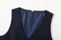 Load image into Gallery viewer, 3 Pieces Set Baby Kid Boys Dressy Party Solid Color Vests Waistcoats And Bow Shirts And Pants Suits Wholesale 221216360
