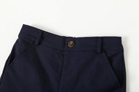 Load image into Gallery viewer, 3 Pieces Set Baby Kid Boys Dressy Party Solid Color Vests Waistcoats And Bow Shirts And Pants Suits Wholesale 221216360
