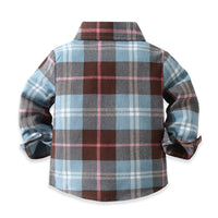 Load image into Gallery viewer, Baby Kid Boys Checked Shirts Wholesale 221216371
