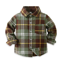 Load image into Gallery viewer, Baby Kid Boys Checked Shirts Wholesale 221216371

