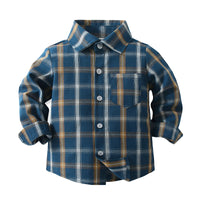 Load image into Gallery viewer, Baby Kid Boys Checked Shirts Wholesale 221216372
