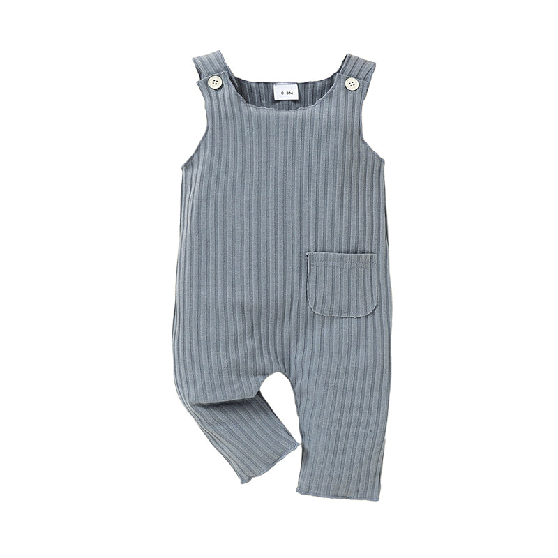 Baby Unisex Solid Color Jumpsuits Wholesale 221216384