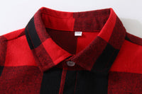 Load image into Gallery viewer, Baby Kid Boys Color-blocking Checked Shirts Wholesale 221216386
