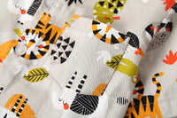 Load image into Gallery viewer, 2 Pieces Set Baby Kid Boys Cartoon Print Shirts And Solid Color Shorts Wholesale 221216388
