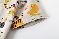 Load image into Gallery viewer, 2 Pieces Set Baby Kid Boys Cartoon Print Shirts And Solid Color Shorts Wholesale 221216388
