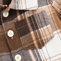 Load image into Gallery viewer, 2 Pieces Set Baby Boys Checked Shirts And Ripped Jeans Wholesale 221216395
