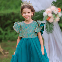 Load image into Gallery viewer, Kid Girls Solid Color Dressy Birthday Party Dresses Princess Dresses Wholesale 221216402
