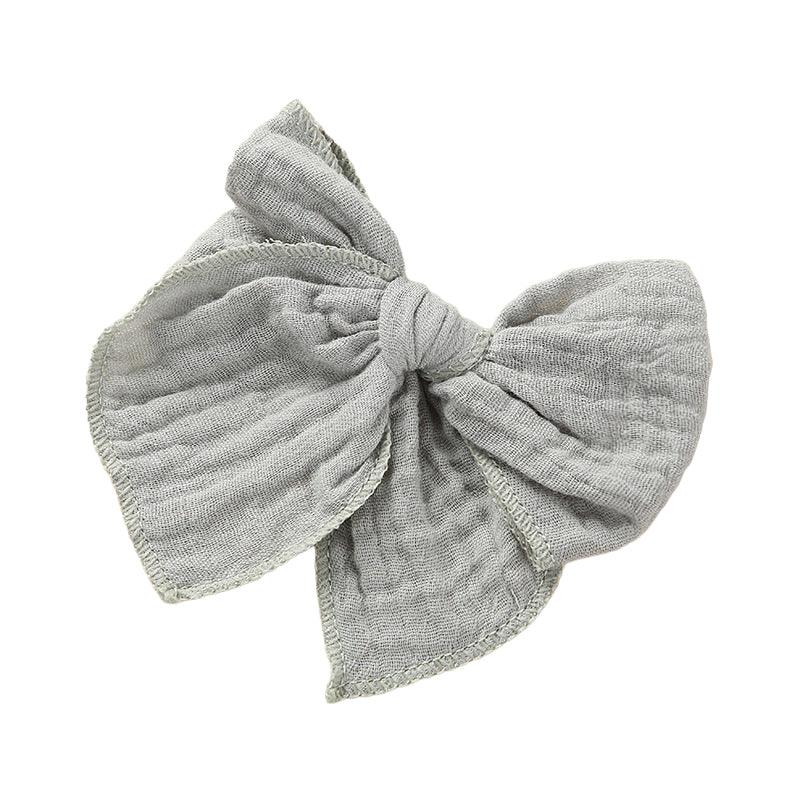 Girls Solid Color Bow Accessories Headwear Wholesale 221216403