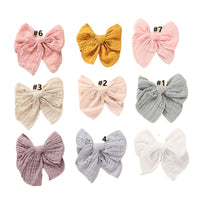 Load image into Gallery viewer, Girls Solid Color Bow Accessories Headwear Wholesale 221216403
