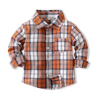 Load image into Gallery viewer, Baby Kid Boys Checked Shirts Wholesale 221216404
