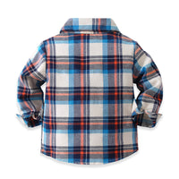 Load image into Gallery viewer, Baby Kid Boys Checked Shirts Wholesale 221216410
