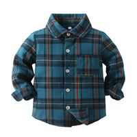 Load image into Gallery viewer, Baby Kid Boys Checked Shirts Wholesale 221216411
