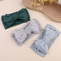 Load image into Gallery viewer, Girls Solid Color Bow Accessories Headwear Wholesale 221216413
