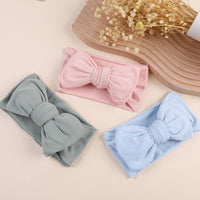 Load image into Gallery viewer, Girls Solid Color Bow Accessories Headwear Wholesale 221216413
