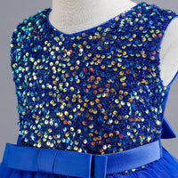 Load image into Gallery viewer, Kid Big Kid Girls Bow Christmas Birthday Party Dresses Princess Dresses Wholesale 221216416
