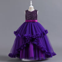 Load image into Gallery viewer, Kid Big Kid Girls Bow Christmas Birthday Party Dresses Princess Dresses Wholesale 221216416
