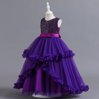 Load image into Gallery viewer, Kid Big Kid Girls Bow Christmas Birthday Party Dresses Princess Dresses Wholesale 221216416
