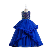 Load image into Gallery viewer, Kid Big Kid Girls Bow Christmas Birthday Party Dresses Princess Dresses Wholesale 221216416
