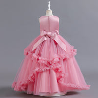 Load image into Gallery viewer, Kid Big Kid Girls Bow Christmas Birthday Party Dresses Princess Dresses Wholesale 221216416
