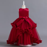 Load image into Gallery viewer, Kid Big Kid Girls Bow Christmas Birthday Party Dresses Princess Dresses Wholesale 221216416

