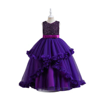 Load image into Gallery viewer, Kid Big Kid Girls Bow Christmas Birthday Party Dresses Princess Dresses Wholesale 221216416
