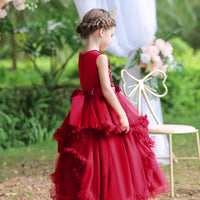 Load image into Gallery viewer, Kid Big Kid Girls Bow Christmas Birthday Party Dresses Princess Dresses Wholesale 221216416
