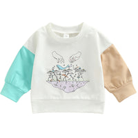 Load image into Gallery viewer, Baby Kid Girls Letters Flower Print Tops Wholesale 221216421

