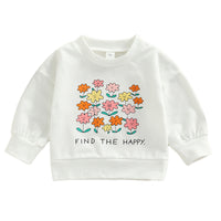 Load image into Gallery viewer, Baby Kid Girls Letters Flower Print Tops Wholesale 221216421
