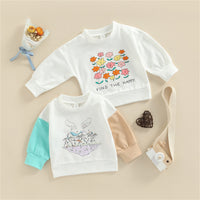 Load image into Gallery viewer, Baby Kid Girls Letters Flower Print Tops Wholesale 221216421
