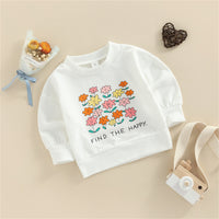 Load image into Gallery viewer, Baby Kid Girls Letters Flower Print Tops Wholesale 221216421
