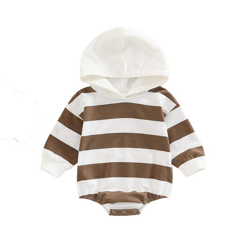 Baby Girls Striped Rompers Wholesale 221216425