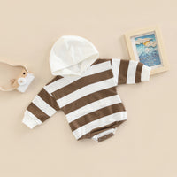 Load image into Gallery viewer, Baby Girls Striped Rompers Wholesale 221216425
