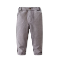 Load image into Gallery viewer, 3 Pieces Set Baby Kid Boys Birthday Striped Shirts Solid Color Vests Waistcoats And Pants Wholesale 221216436
