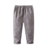 Load image into Gallery viewer, 3 Pieces Set Baby Kid Boys Birthday Striped Shirts Solid Color Vests Waistcoats And Pants Wholesale 221216436
