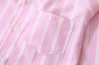 Load image into Gallery viewer, 3 Pieces Set Baby Kid Boys Birthday Striped Shirts Solid Color Vests Waistcoats And Pants Wholesale 221216436
