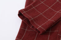 Load image into Gallery viewer, 3 Pieces Set Baby Kid Boys Birthday Party Solid Color Bow Shirts Checked Vests Waistcoats And Pants Wholesale 221216439
