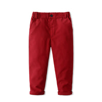 Load image into Gallery viewer, 3 Pieces Set Baby Kid Boys Birthday Party Solid Color Bow Shirts Vests Waistcoats And Pants Wholesale 221216444
