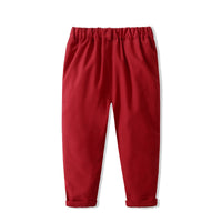 Load image into Gallery viewer, 3 Pieces Set Baby Kid Boys Birthday Party Solid Color Bow Shirts Vests Waistcoats And Pants Wholesale 221216444
