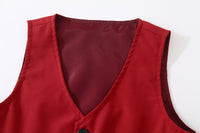 Load image into Gallery viewer, 3 Pieces Set Baby Kid Boys Birthday Party Solid Color Bow Shirts Vests Waistcoats And Pants Wholesale 221216444
