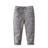 Load image into Gallery viewer, 3 Pieces Set Baby Kid Boys Birthday Party Solid Color Bow Shirts Checked Vests Waistcoats And Pants Wholesale 221216445
