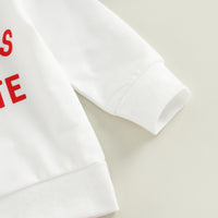 Load image into Gallery viewer, 2 Pieces Set Baby Kid Girls Christmas Letters Hoodies Swearshirts And Solid Color Pants Wholesale 221216447
