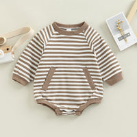 Load image into Gallery viewer, Baby Unisex Striped Rompers Wholesale 221216450
